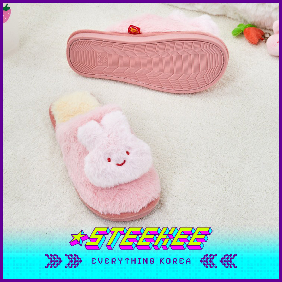 BUTTER SHOP Butter Family Plush Warm Home Indoor Slippers by Steekee Korea 4359