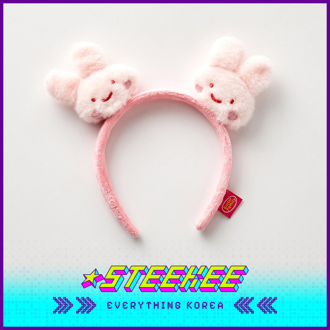 BUTTER SHOP Butter Family Cute Plush Doll Headband Accessories by Steekee Korea 4365