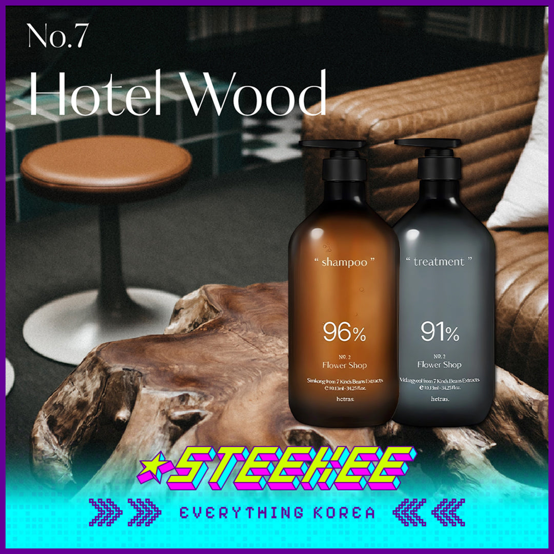 Hetras Premium Hair Care Simkong Anti-Hair Loss Shampoo and Vidangyeol Soft Treatment Fragrance Conditioner Combo Set by Steekee Korea 4378