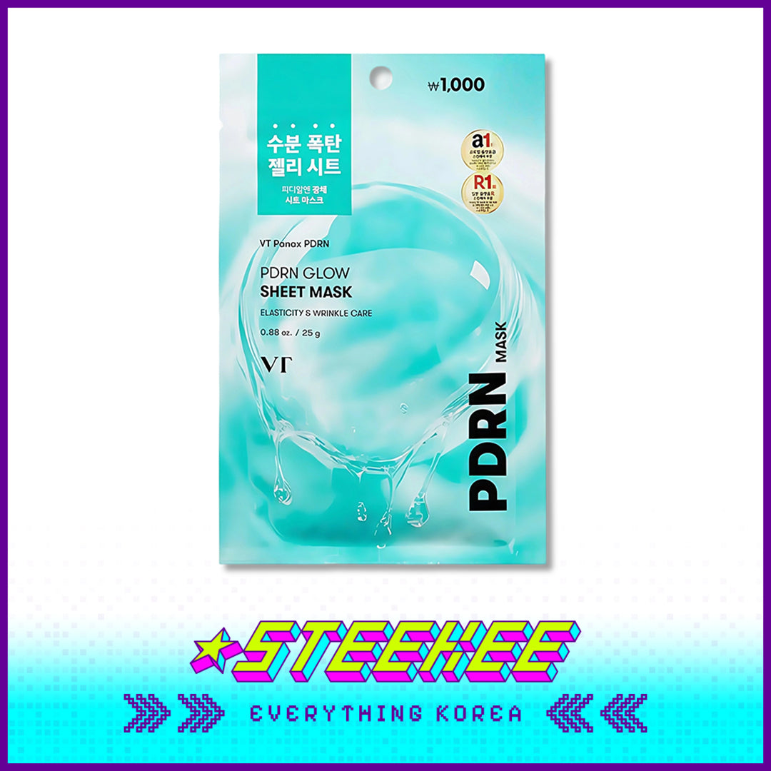 大创VT PDRN光彩焕肤补水保湿面膜1片25g闪奇韩国4383