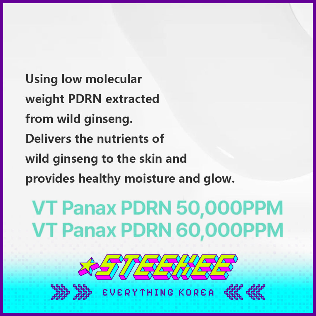 Daiso VT PDRN Glow Lifting Mask 27g with Glow Essence 1.5ml by Steekee Korea 4384