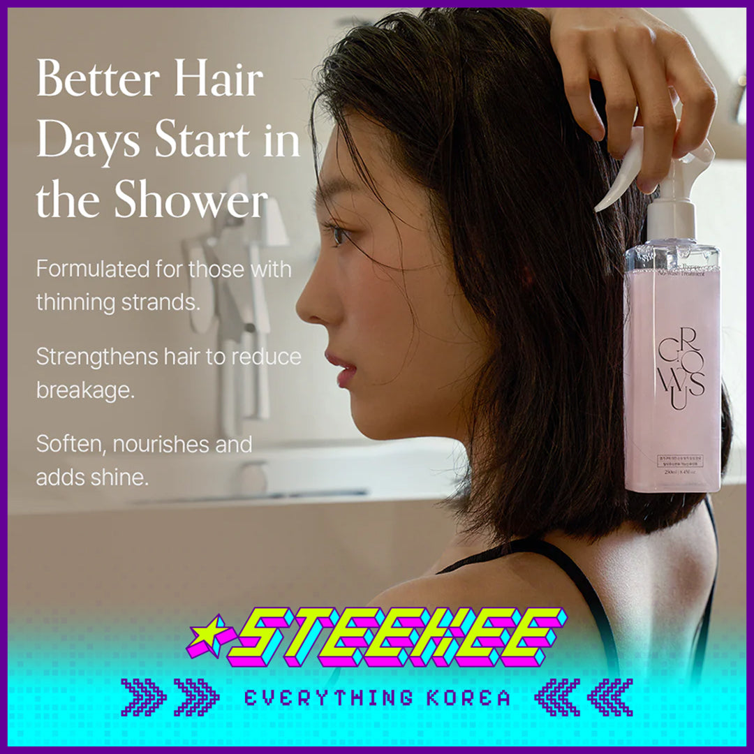 GROWUS No-Wash Damage Repair Improvement Frizzy Treatment Hair Conditioner Spray 250ml by Steekee Korea 4387