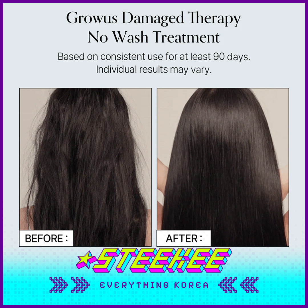 GROWUS No-Wash Damage Repair Improvement Frizzy Treatment Hair Conditioner Spray 250ml by Steekee Korea 4387