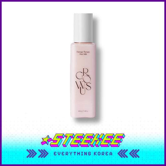 GROWUS Damage Therapy Hair Milk No-Wash Thermal Heat Protectant 160ml by Steekee Korea 4390