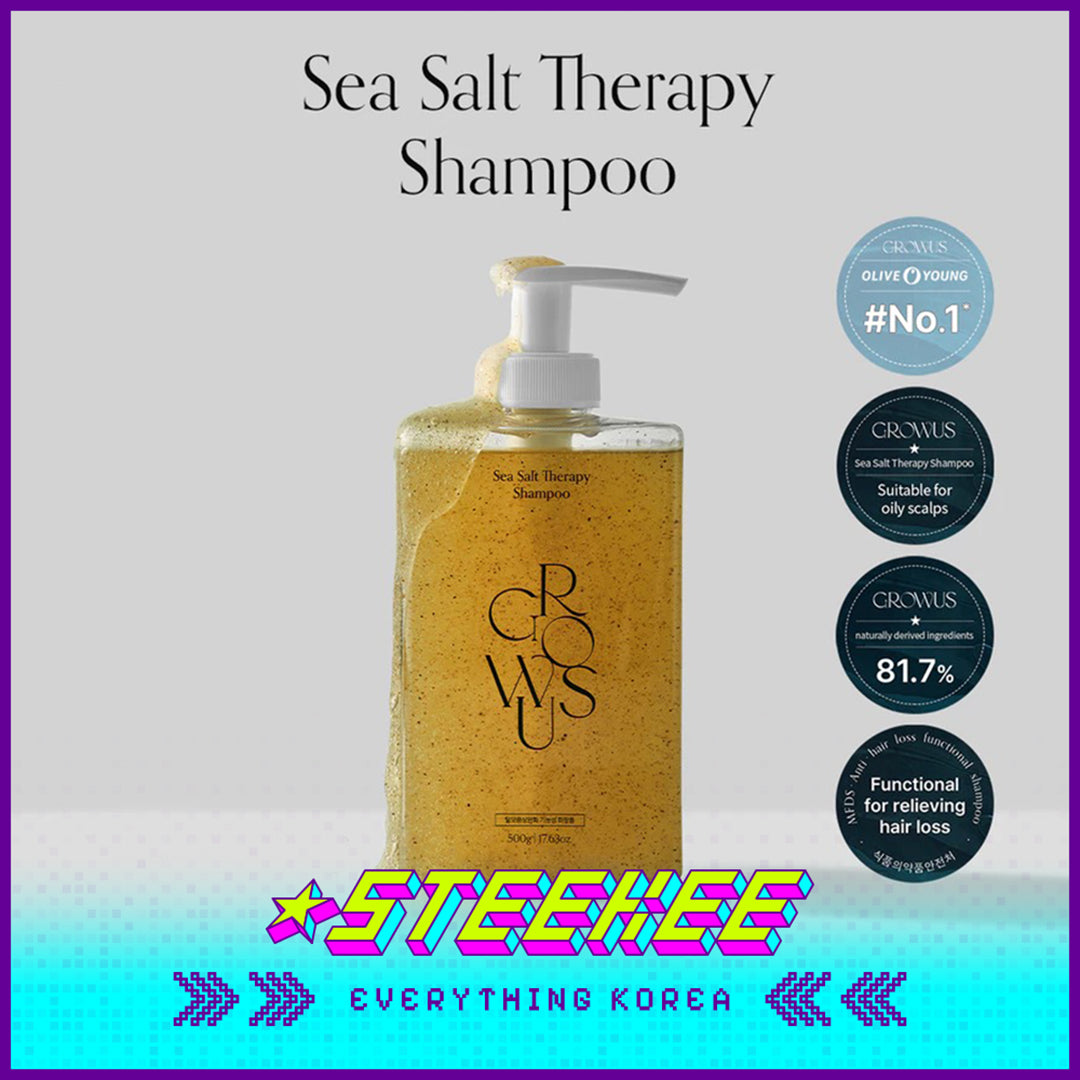 GROWUS Sea Salt Mineral Deep Cleansing Oil Control Tough Hair Shampoo 500g by Steekee Korea 4391