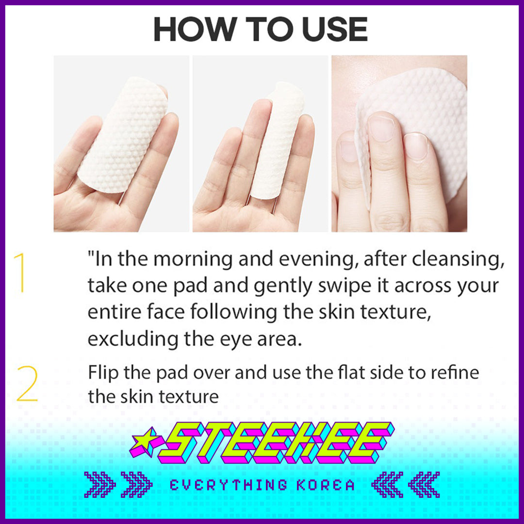 Ariul Stress Relieving Soothing Exfoliating Moisturizing Cotton Peeling Pads Set of 3 by Steekee Korea 4456