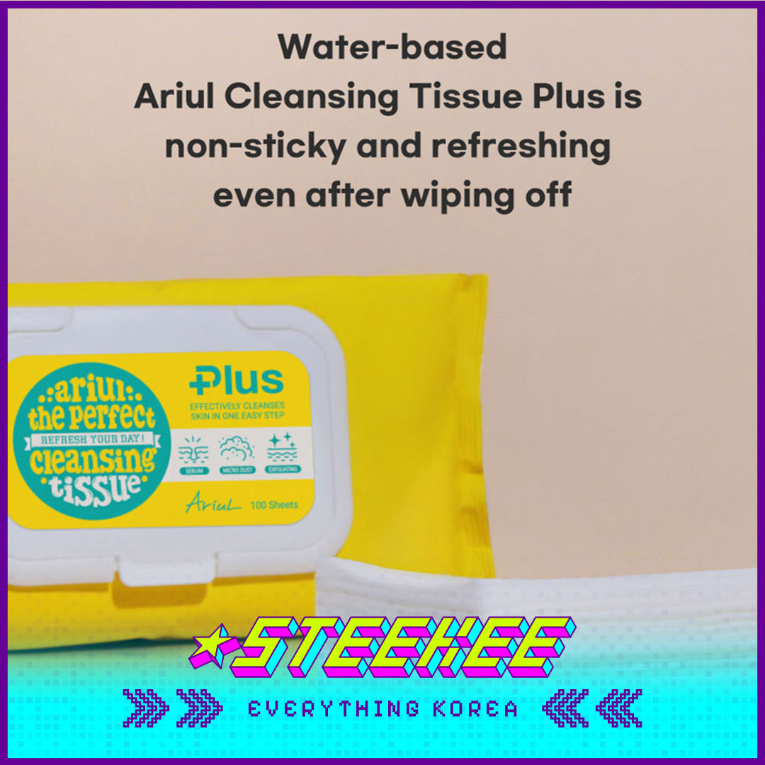 Ariul Pure Facial Makeup Remover Wipes Cleansing Tissue by Steekee Korea 4458