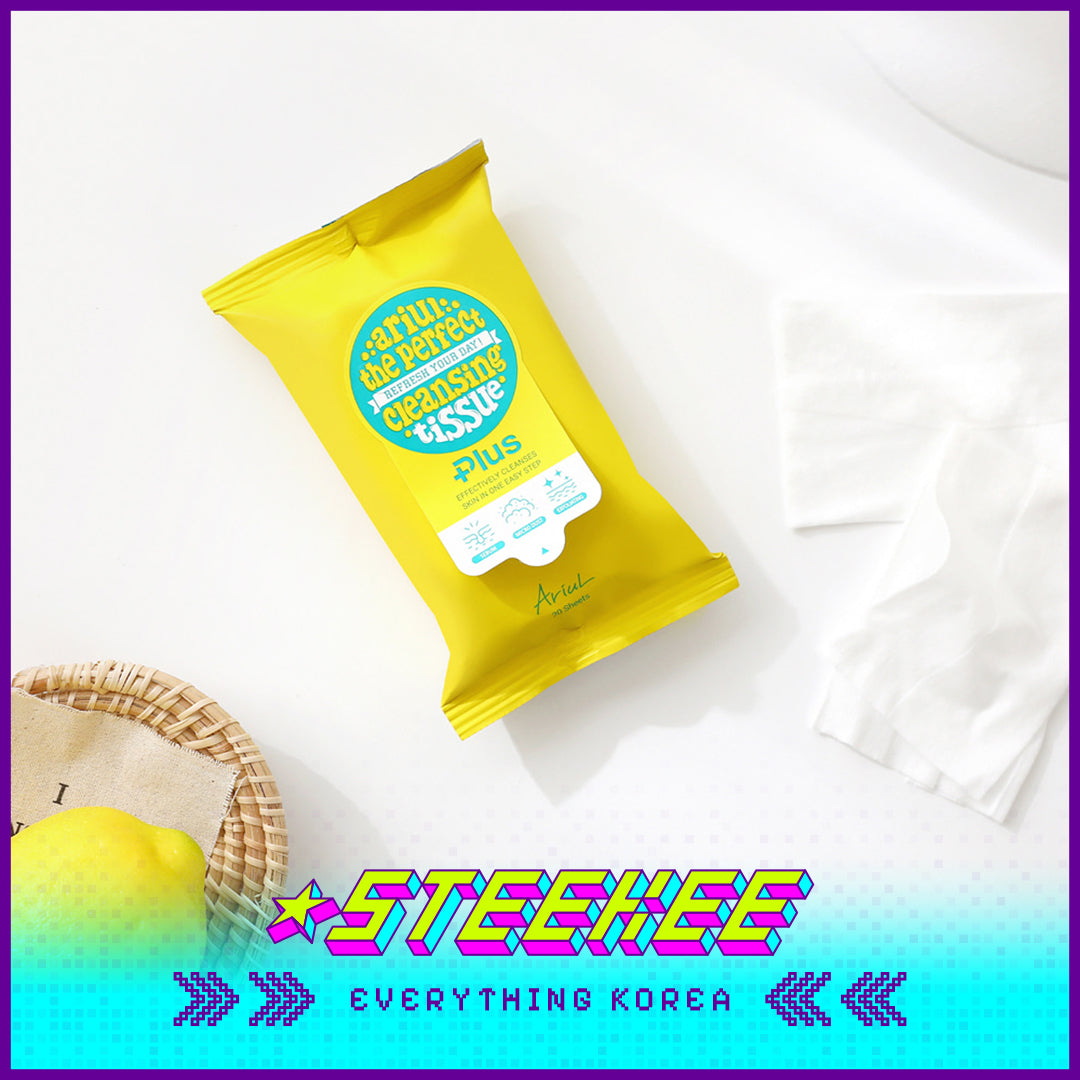 Ariul Pure Facial Makeup Remover Wipes Cleansing Tissue by Steekee Korea 4458
