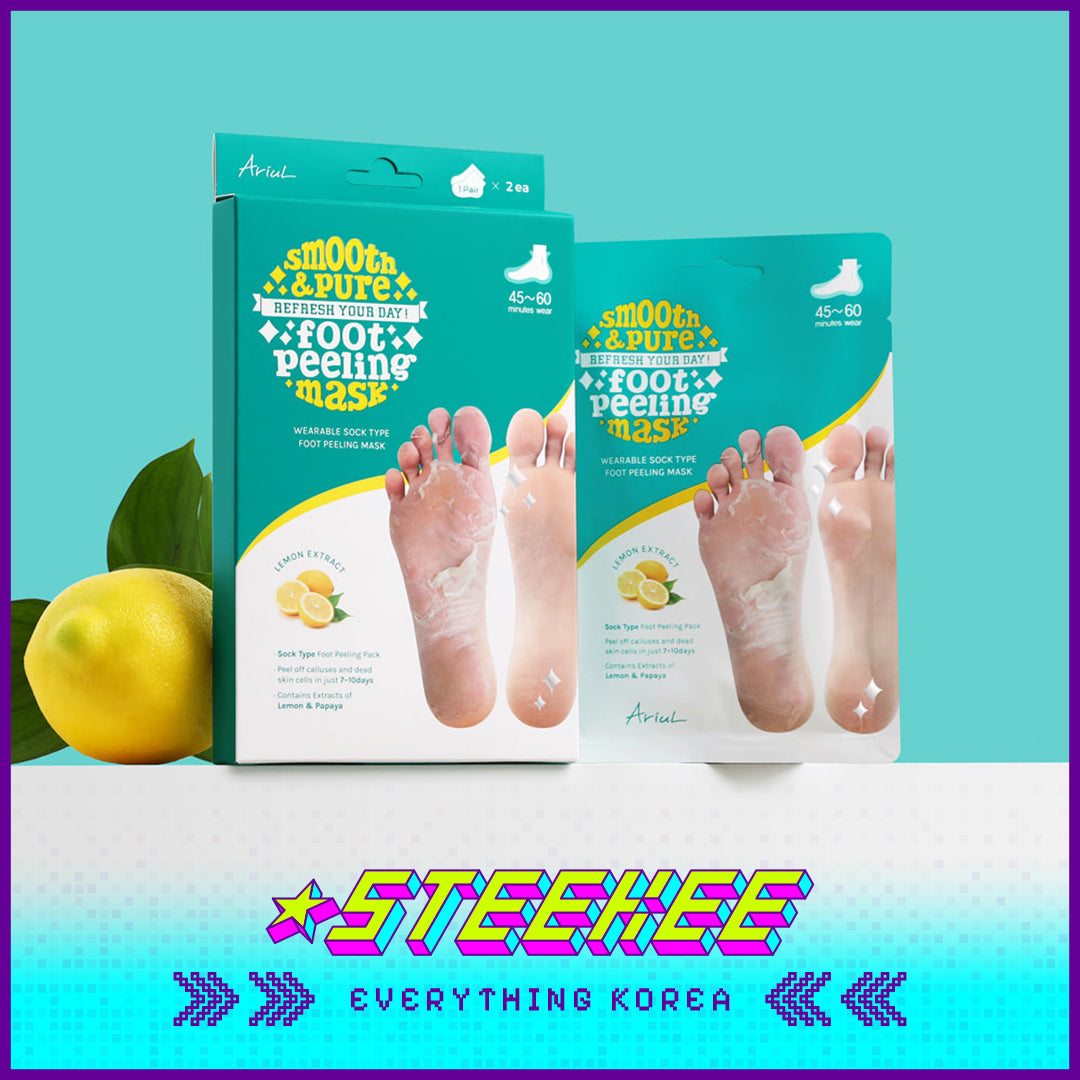 Ariul Silky Pure Exfoliating Foot Peeling Mask Set of 2 by Steekee Korea 4460