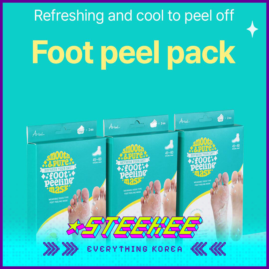 Ariul Silky Pure Exfoliating Foot Peeling Mask Set of 2 by Steekee Korea 4460