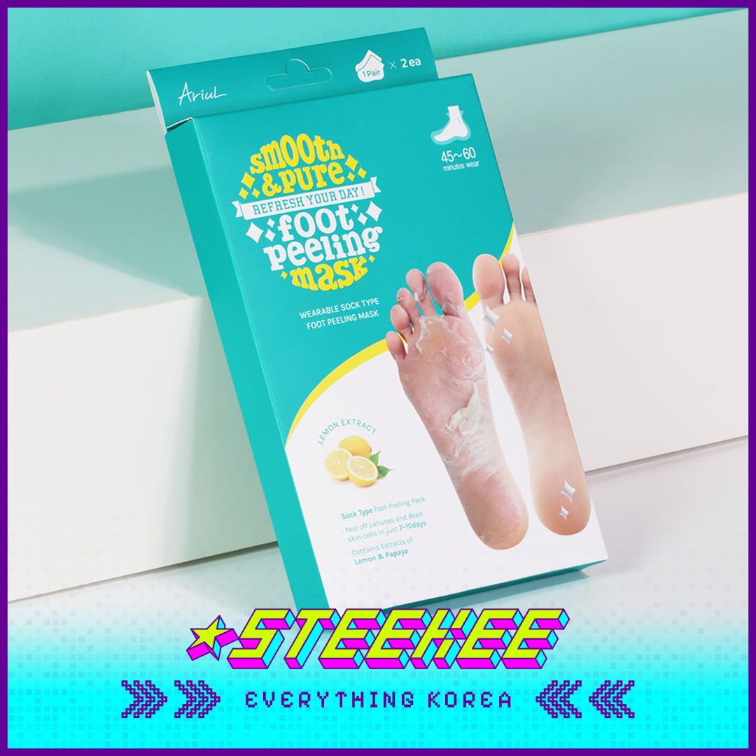 Ariul Silky Pure Exfoliating Foot Peeling Mask Set of 2 by Steekee Korea 4460