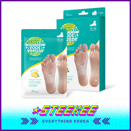 Ariul Silky Pure Exfoliating Foot Peeling Mask Set of 2 by Steekee Korea 4460