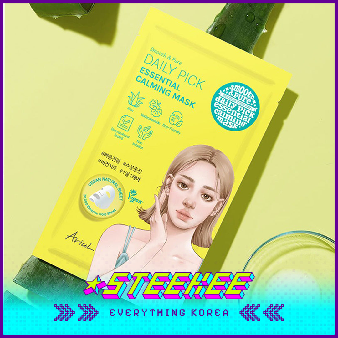Ariul Smooth Pure Daily Pick Essential Calming Mask 20ml by Steekee Korea 4462