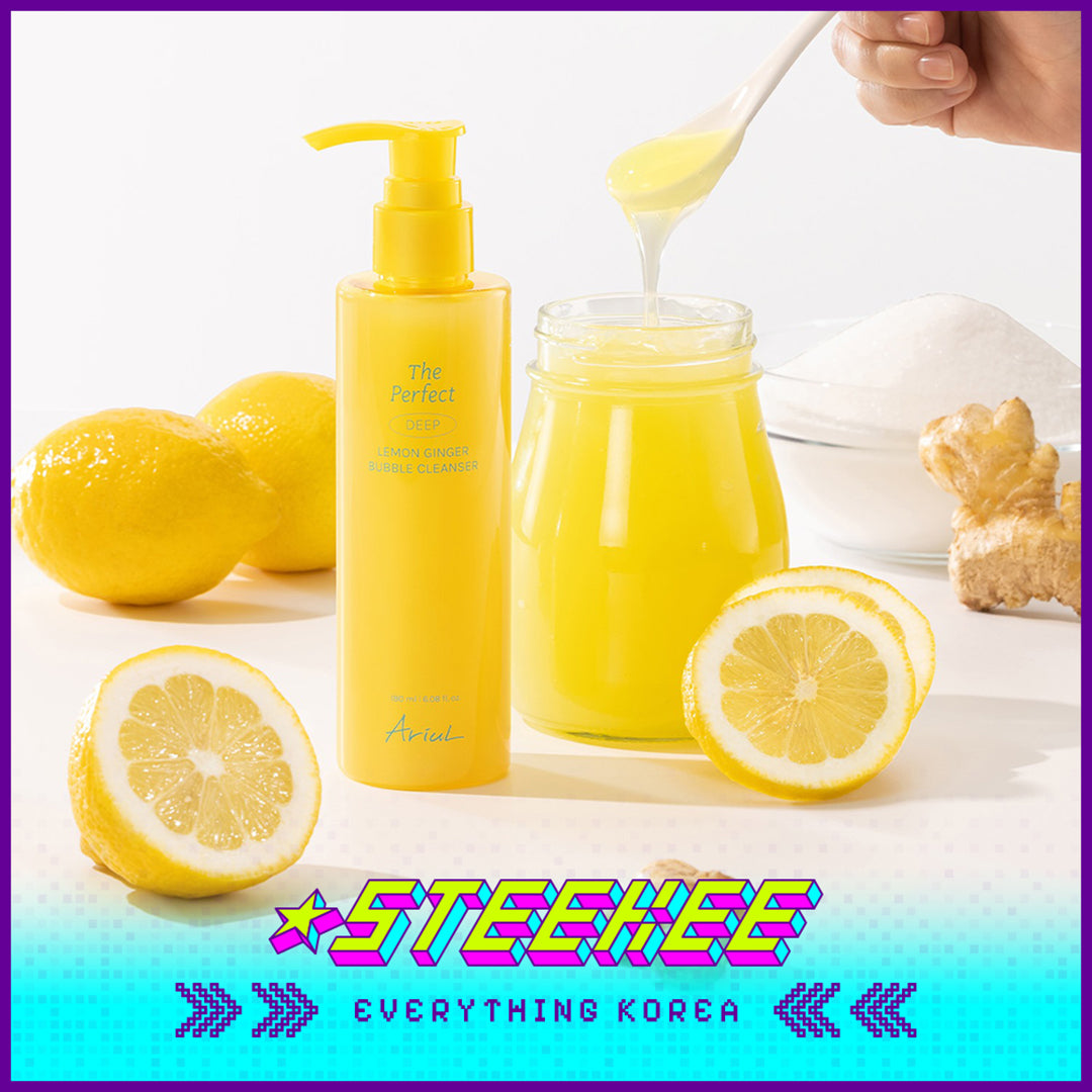 Ariul The Perfect Lemon Ginger Bubble Cleanser 180ml by Steekee Korea 4465