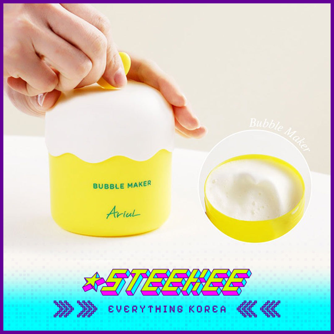 Ariul The Perfect Yulmu Enzyme Scrub Powder Cleanser 55g with Bubble Maker by Steekee Korea 4466