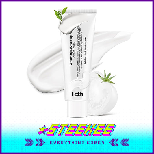 Hexkin Brightening Revitalizing Firming Anti-Wrinkle Collagen Mask 65g by Steekee Korea 4471