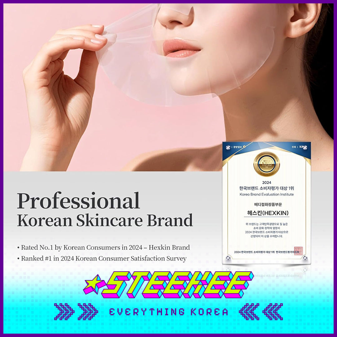 Hexkin Brightening Revitalizing Firming Anti-Wrinkle Collagen Mask 65g by Steekee Korea 4471