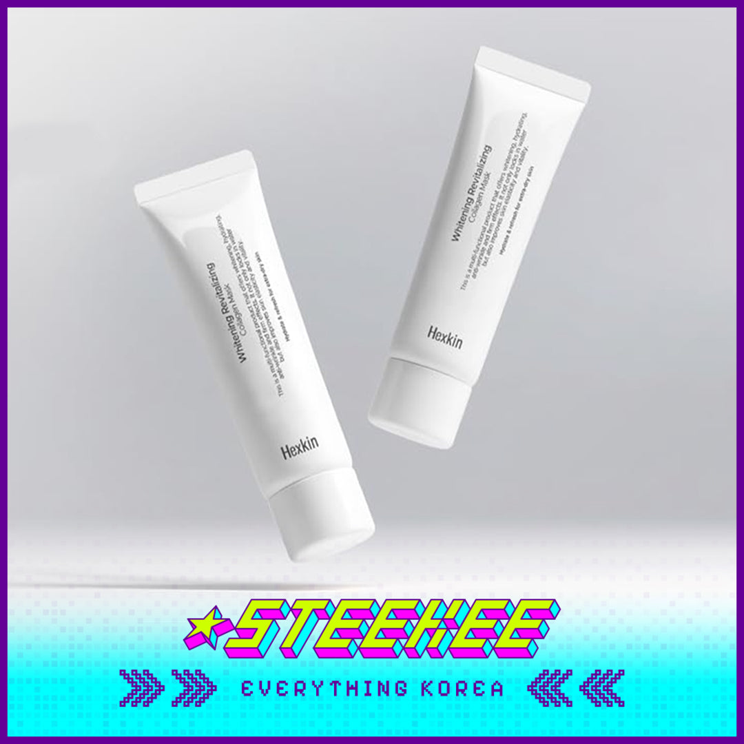 Hexkin Brightening Revitalizing Firming Anti-Wrinkle Collagen Mask 65g by Steekee Korea 4471