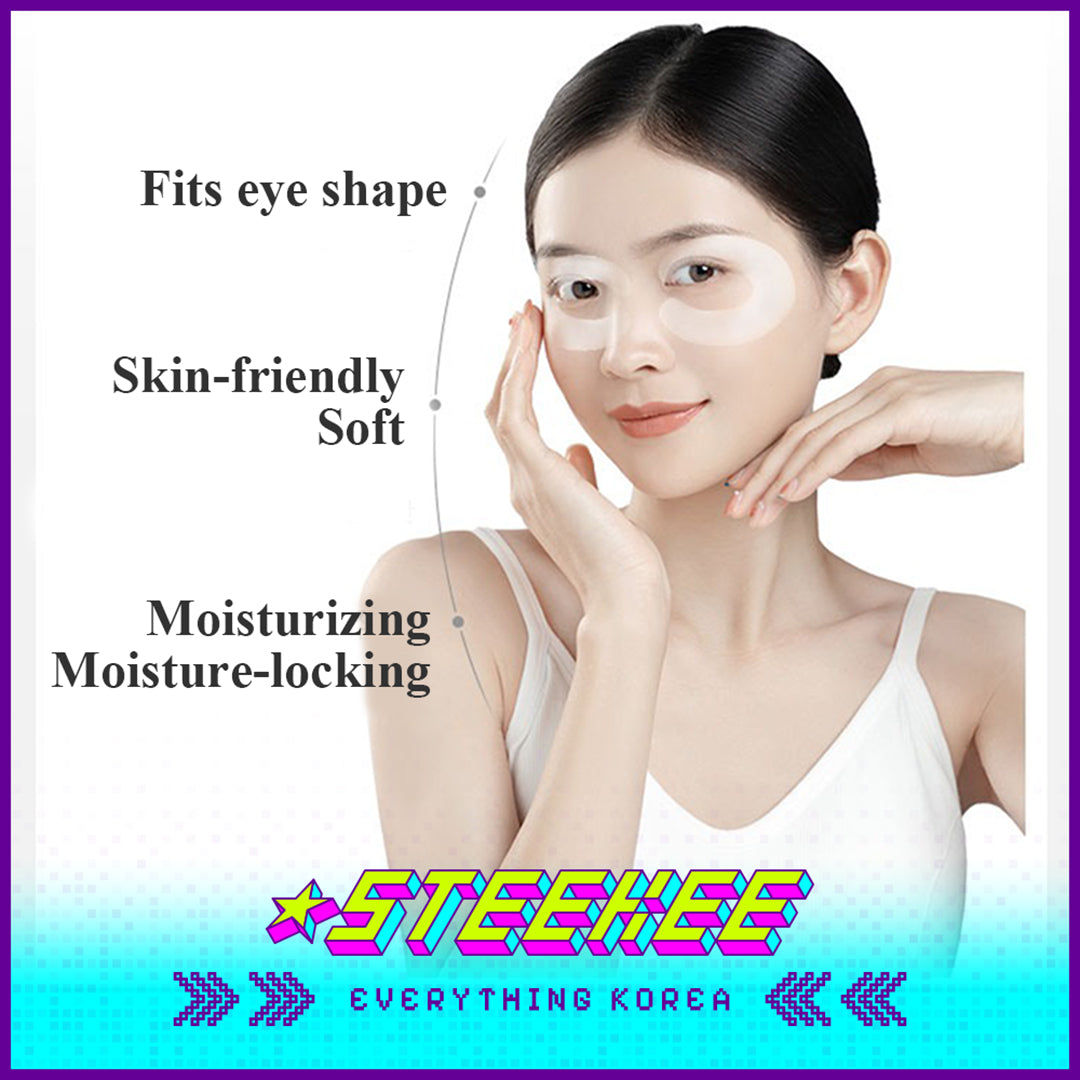 Hexkin Extractive Brightening Hydrating Anti-Wrinkle Firming Peptide Eye Mask 50g Set of 10 by Steekee Korea 4473