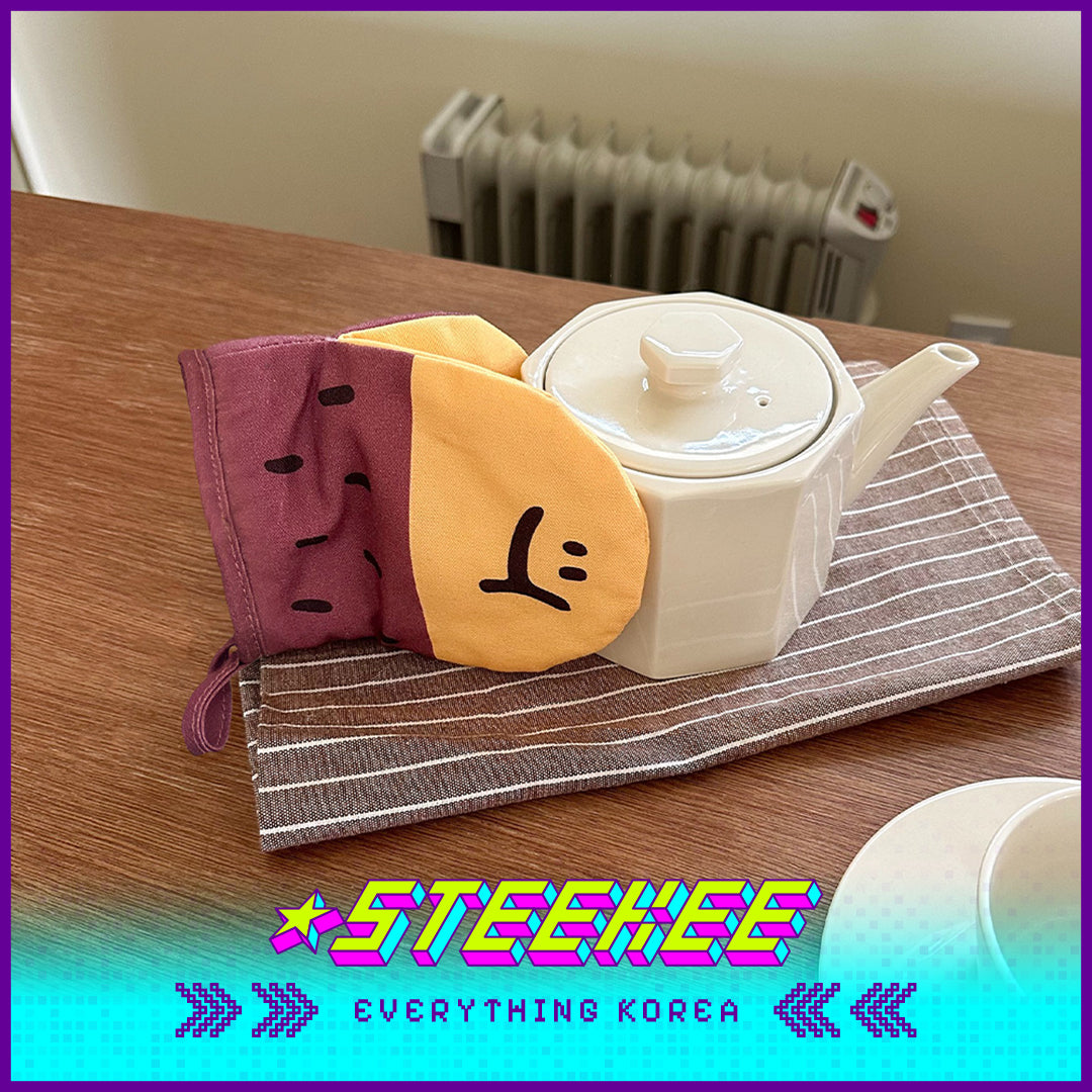 SECOND MORNING Lemon Sweet Potato Shaped Cotton Insulated Oven Glove by Steekee Korea 4483