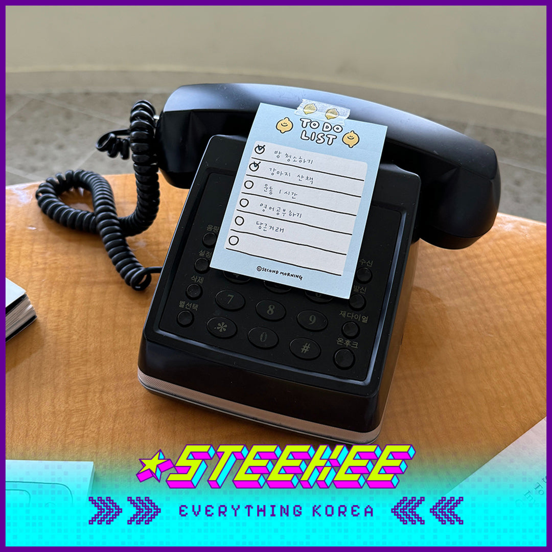 SECOND MORNING Cute Lemon Series Sticky Notes Memo Pad Set of 100 by Steekee Korean 4506