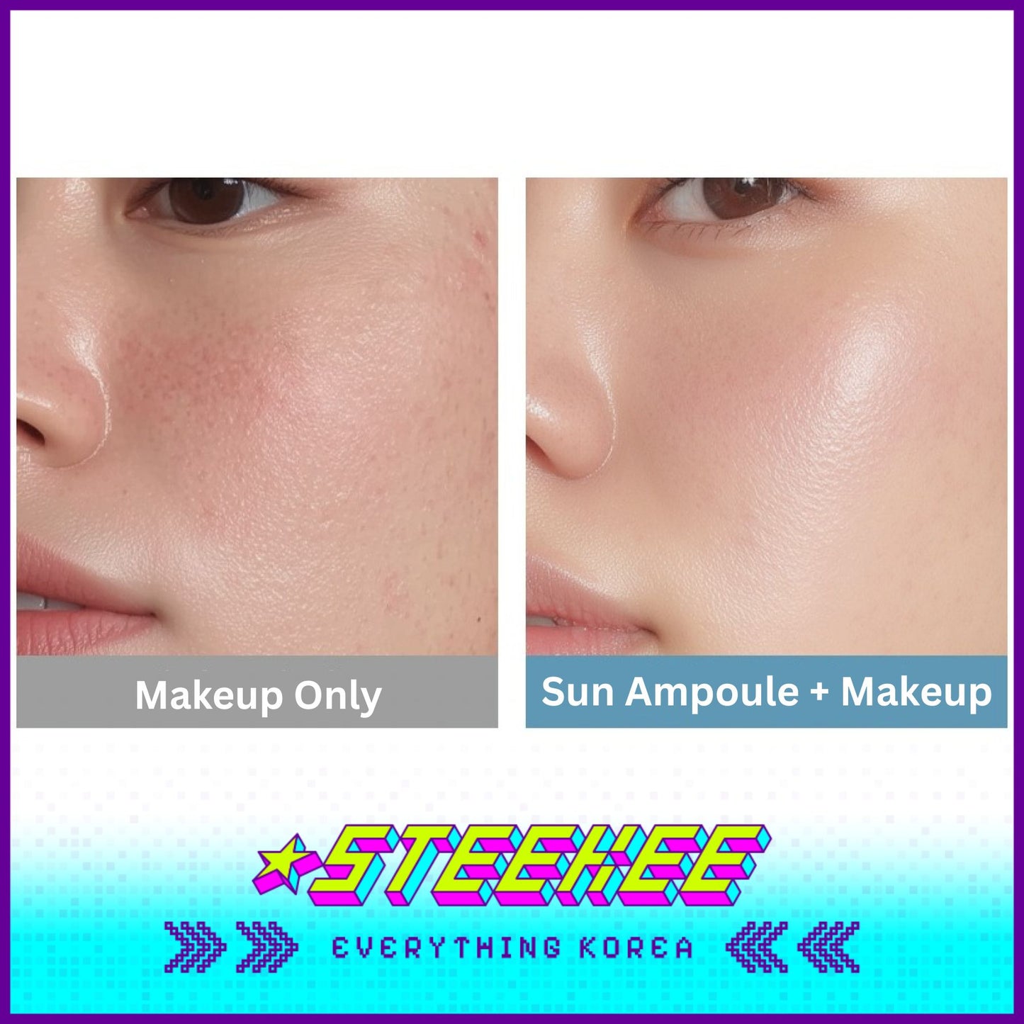 UltraV Glutacera Shield Sun Ampoule 40ml SPF 50+ PA++++ by Steekee Korea 4591