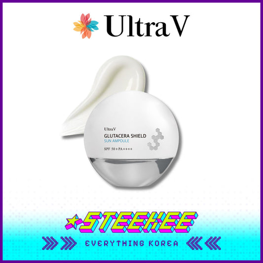 UltraV Glutacera Shield Sun Ampoule 40ml SPF 50+ PA++++ by Steekee Korea 4591