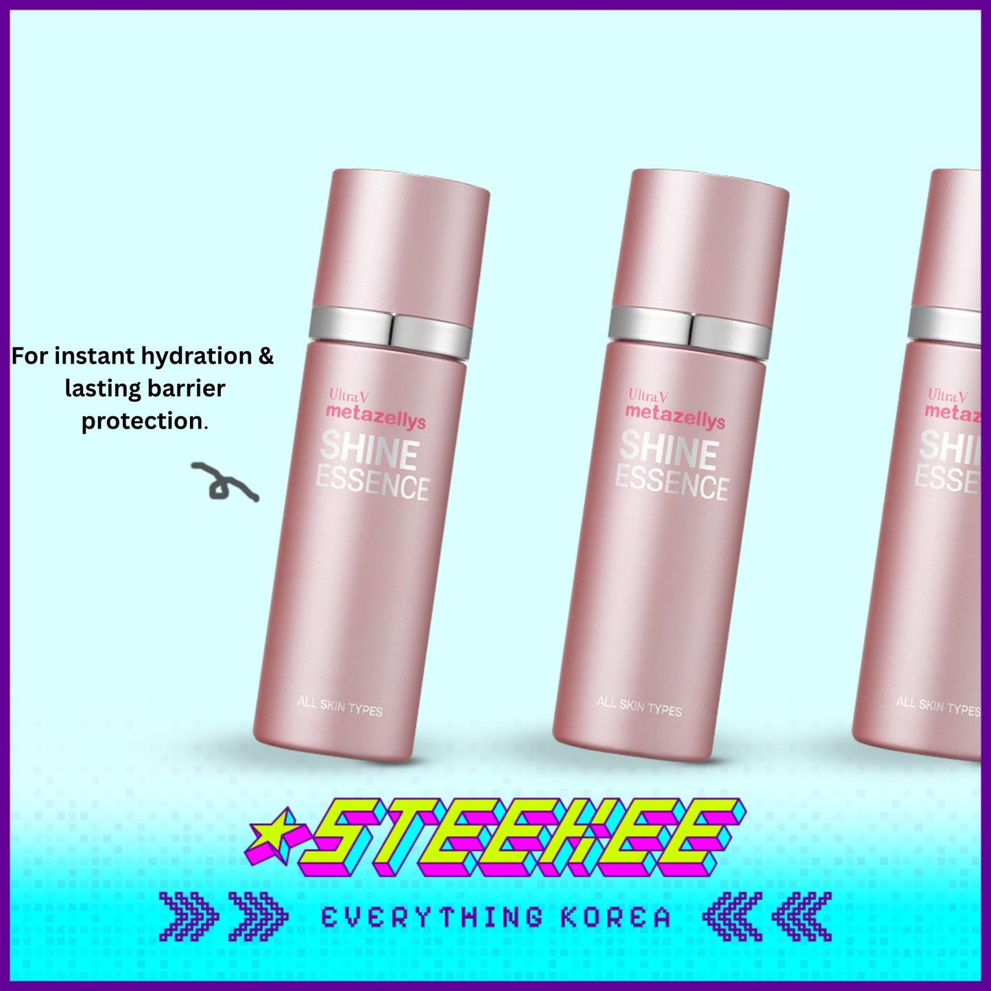 UltraV Metazallys Shine Essence Mist Spray 100ml by Steekee Korea 4592