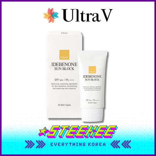 UltraV Idebenone Shield Sun Block 50g SPF50+ PA++++ by Steekee Korea 4594
