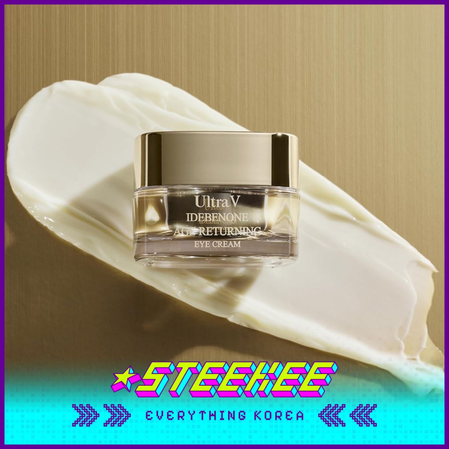 UltraV Idebenone Age-Returning Eye Cream 30ml by Steekee Korea 4595