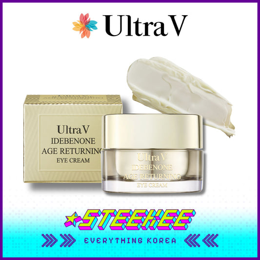 UltraV Idebenone Age-Returning Eye Cream 30ml by Steekee Korea 4595