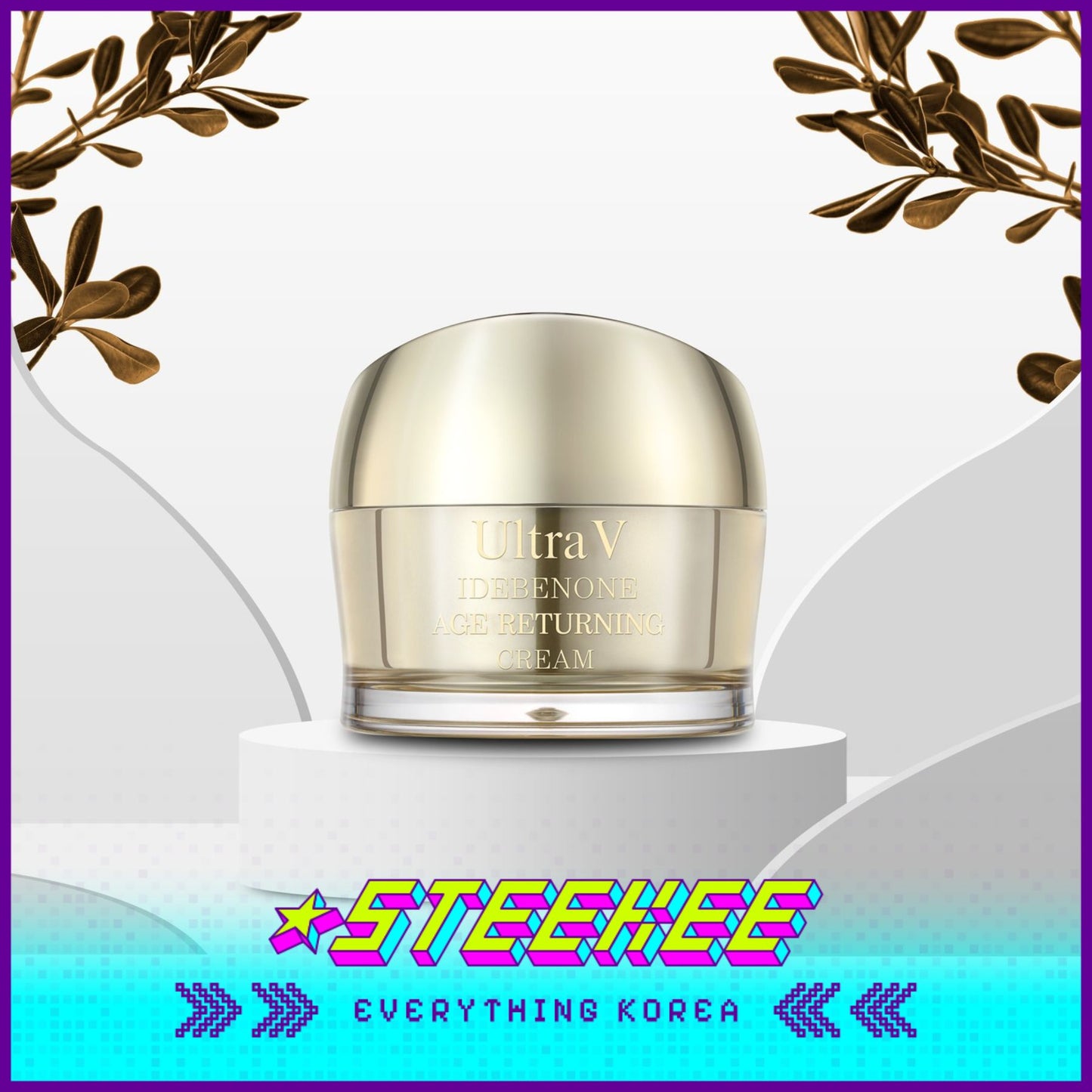 UltraV Idebenone Age-Returning Cream 50ml by Steekee Korea 4596