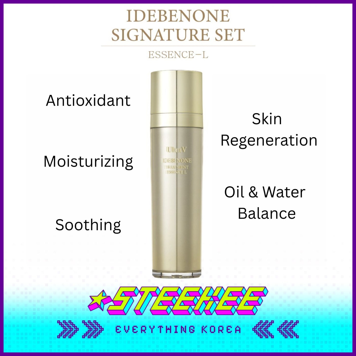 UltraV Idebenone Treatment Essence 130ml by Steekee Korea 4597