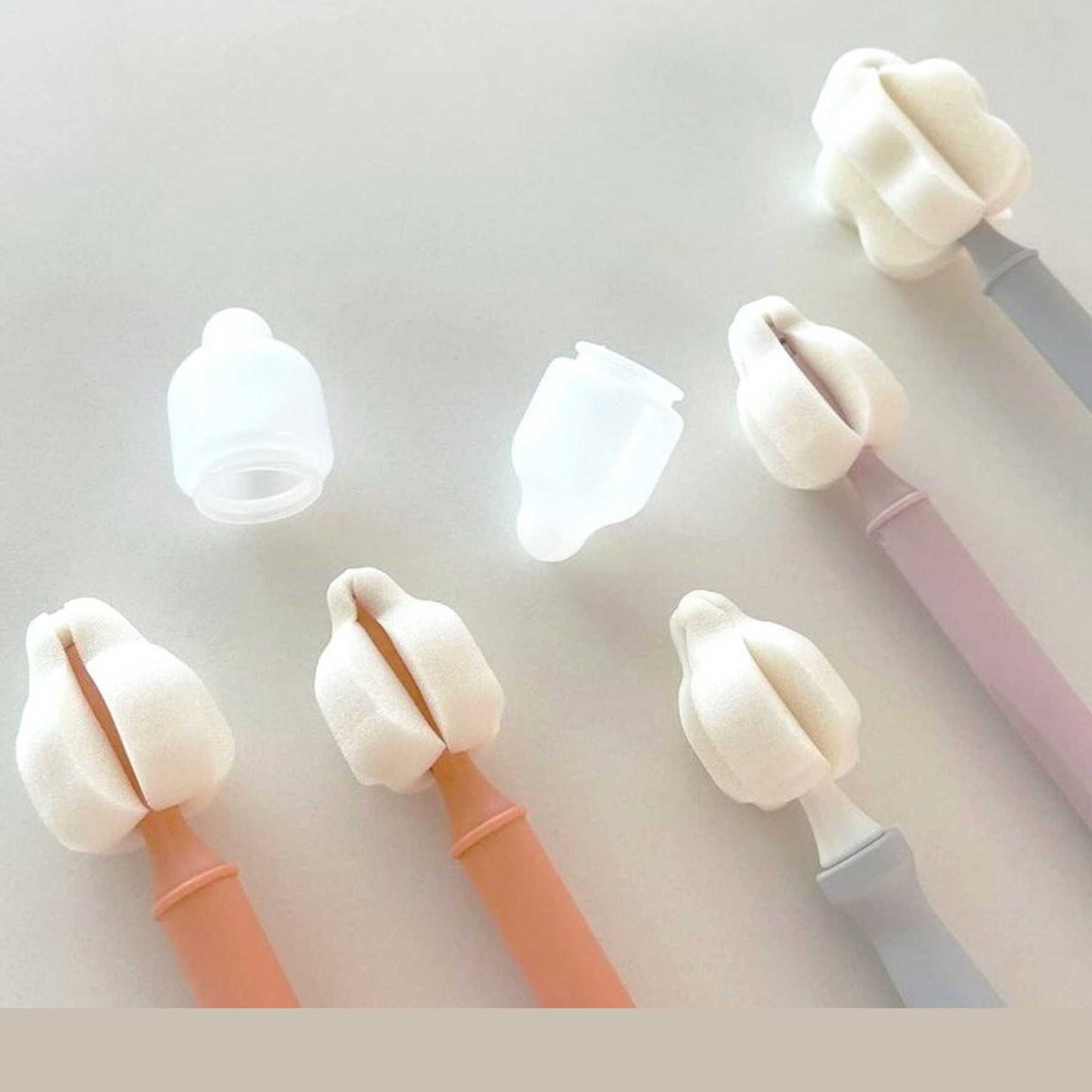 Hibee Mongle Long-Mini Brush Baby Bottle Cleaning Tools by Steekee Korea 4600