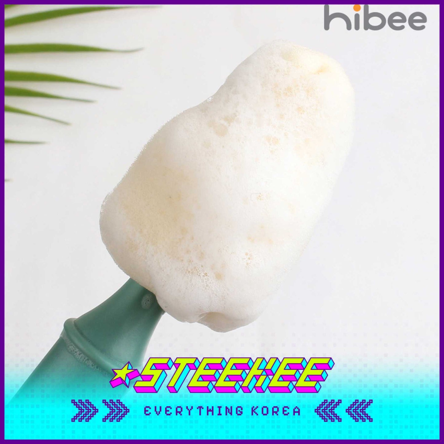 Hibee Mongle Long-Mini Brush Baby Bottle Cleaning Tools by Steekee Korea 4600