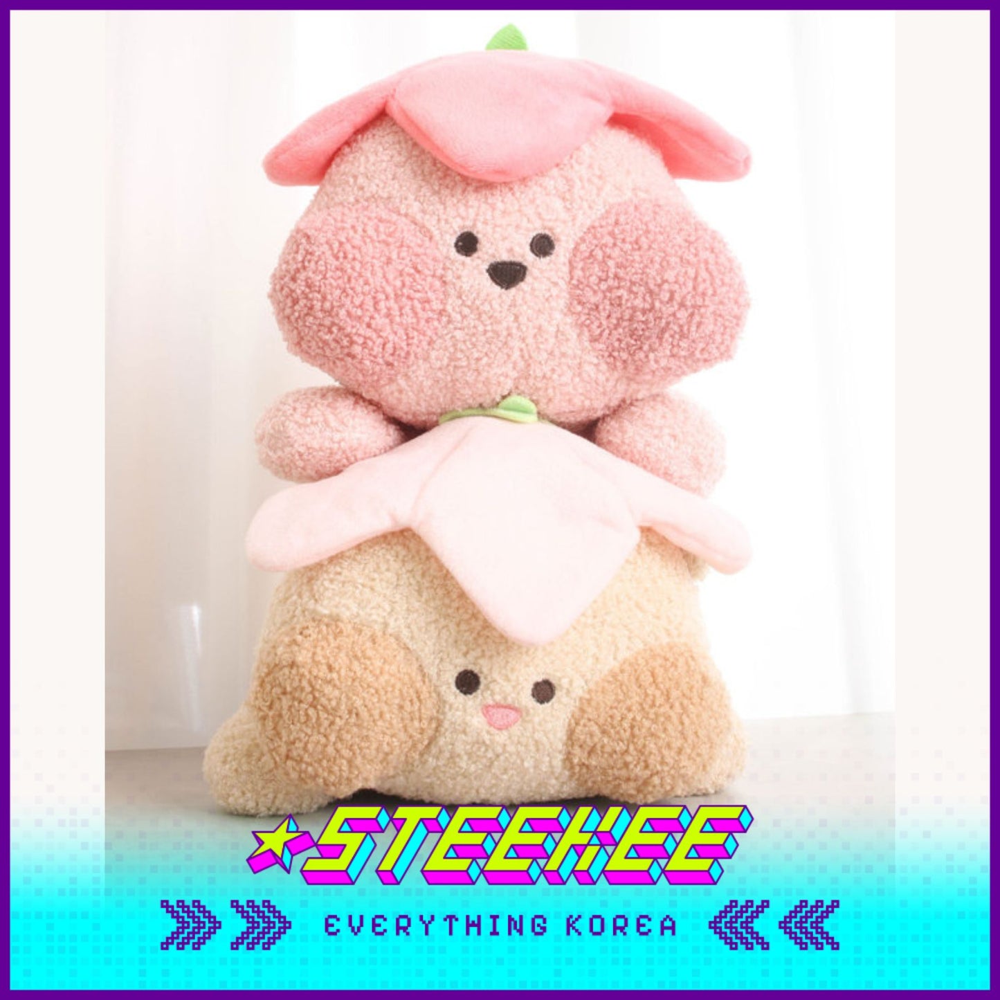 Daiso Chubby Cheek Friends Flying Fairy Soft Comfort Plush Kids Toys by Steekee Korea 2991