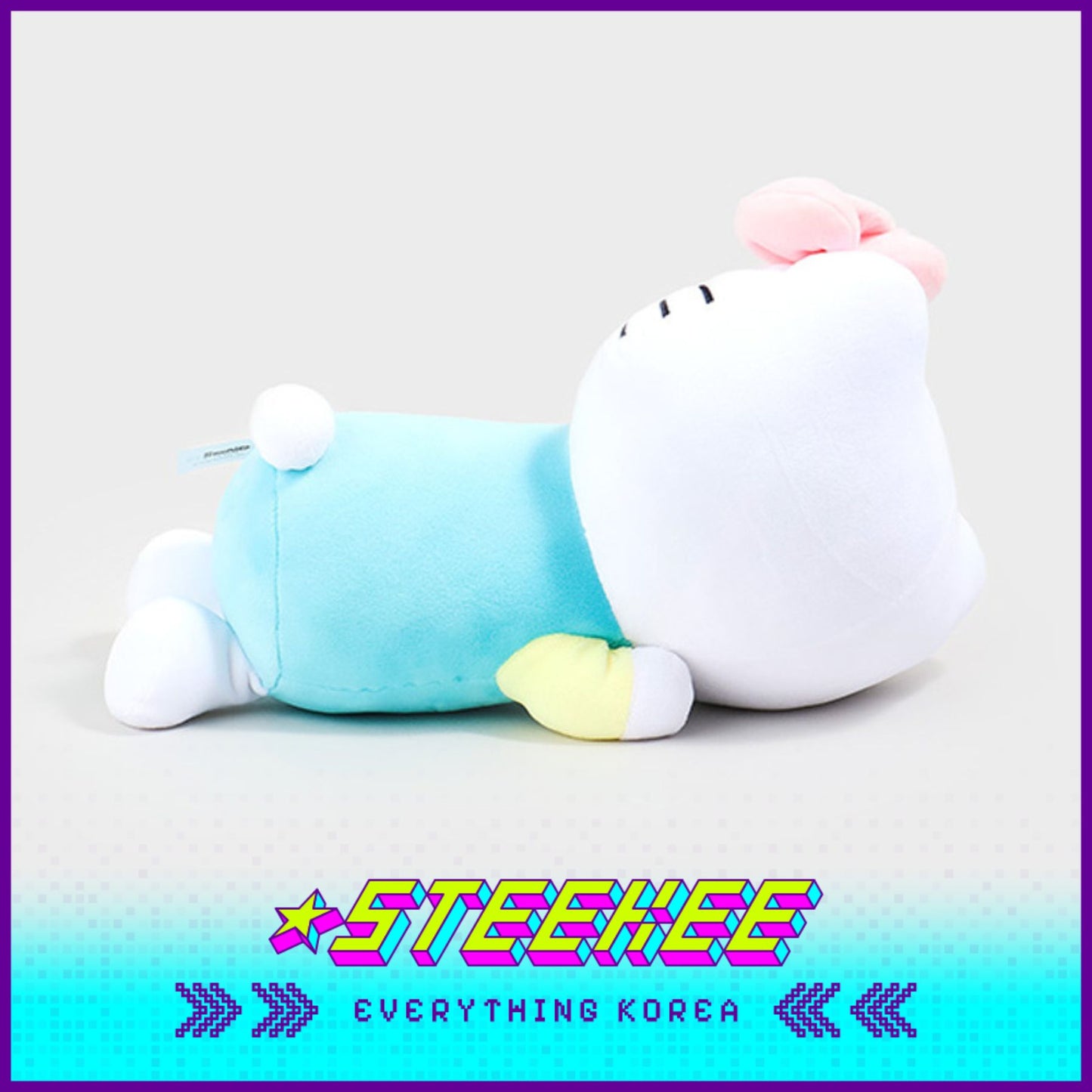 Daiso Hello Kitty Floating Cotton Candy Lying Plush Toys by Steekee Korea 2986