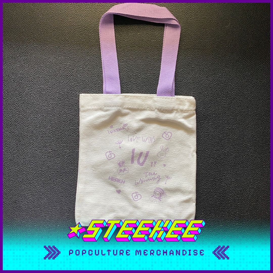 IU Merchandise Fan-Made Canvas Tote Bag