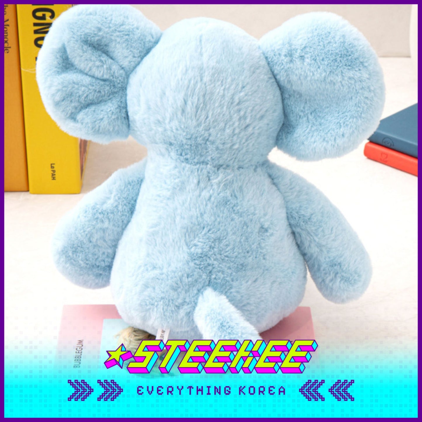 Daiso Cuddly Elephant Comfort Soft Plush Toy Kids by Steekee Korea 2988