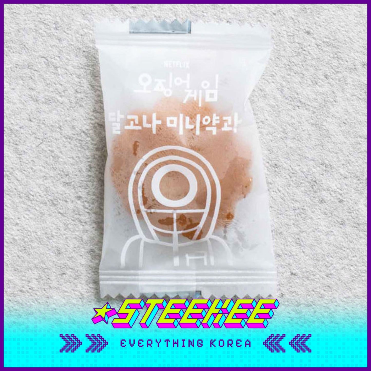 Daiso Netflix Squid Game Dalgona Mini Yakgwa Snack by Steekee Korea 2993