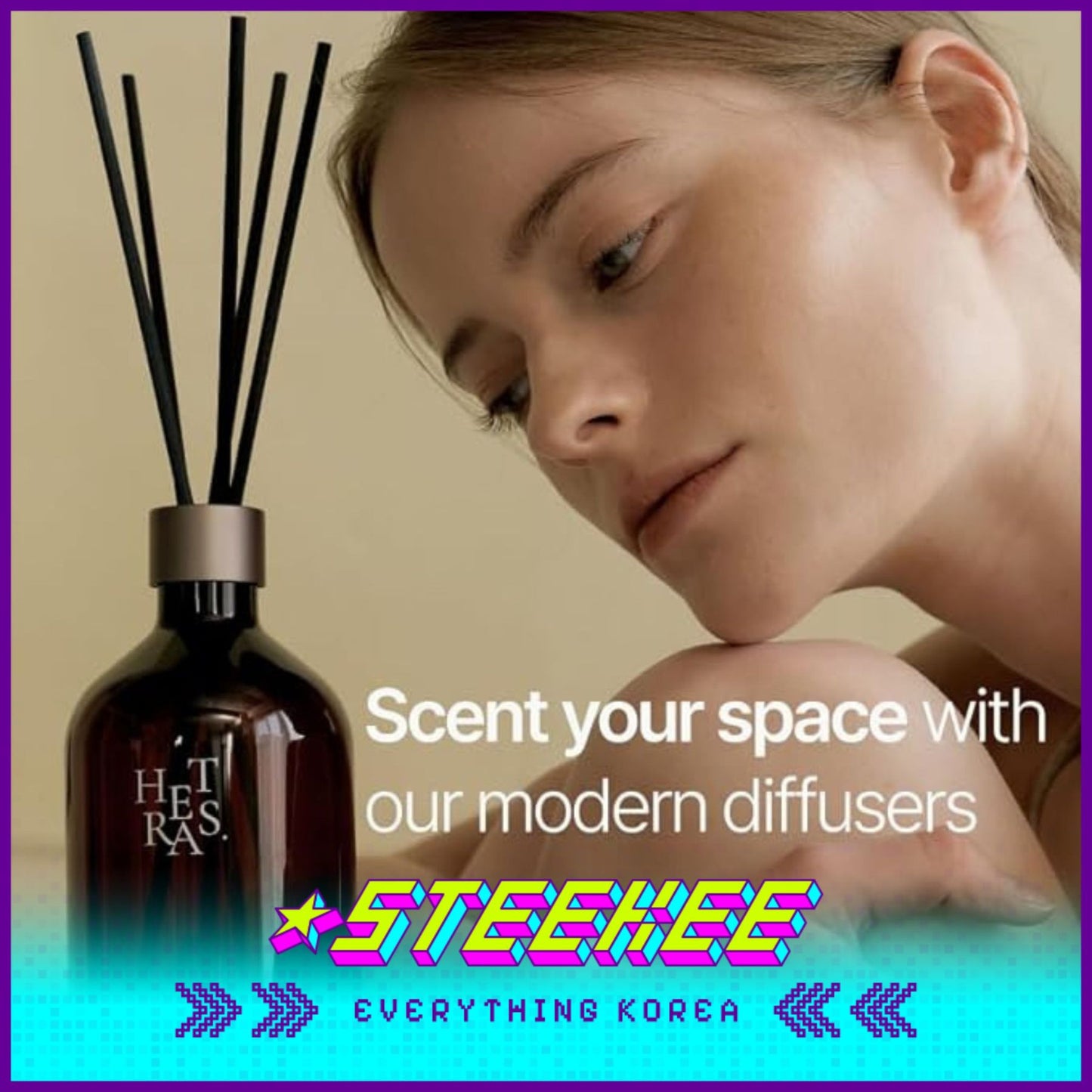 Hetras高级香薰家用室内芳香疗愈香氛套装三件装1500ml闪奇韩国3050