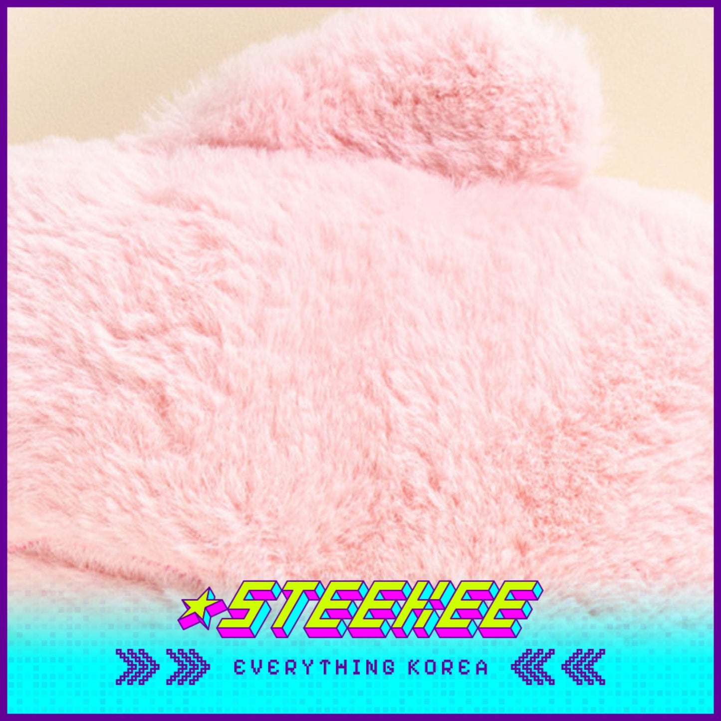 Daiso Flat Baby Rabbit Soft Comfort Plush Toys Kids by Steekee Korea 2992