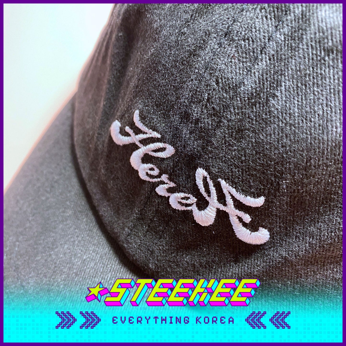 The Winning IU Official MD Ball Cap Black by Steekee Korea 2496