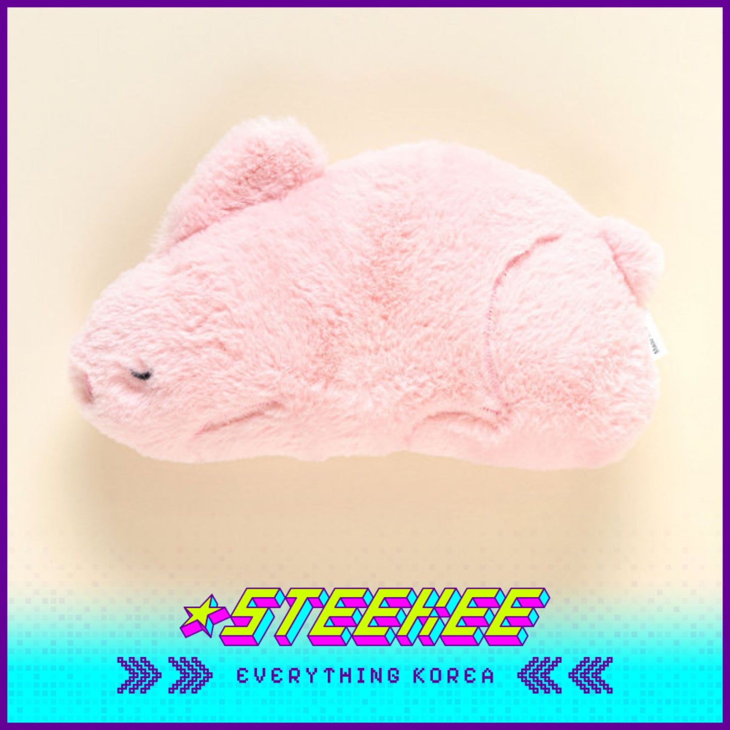 Daiso Flat Baby Rabbit Soft Comfort Plush Toys Kids by Steekee Korea 2992