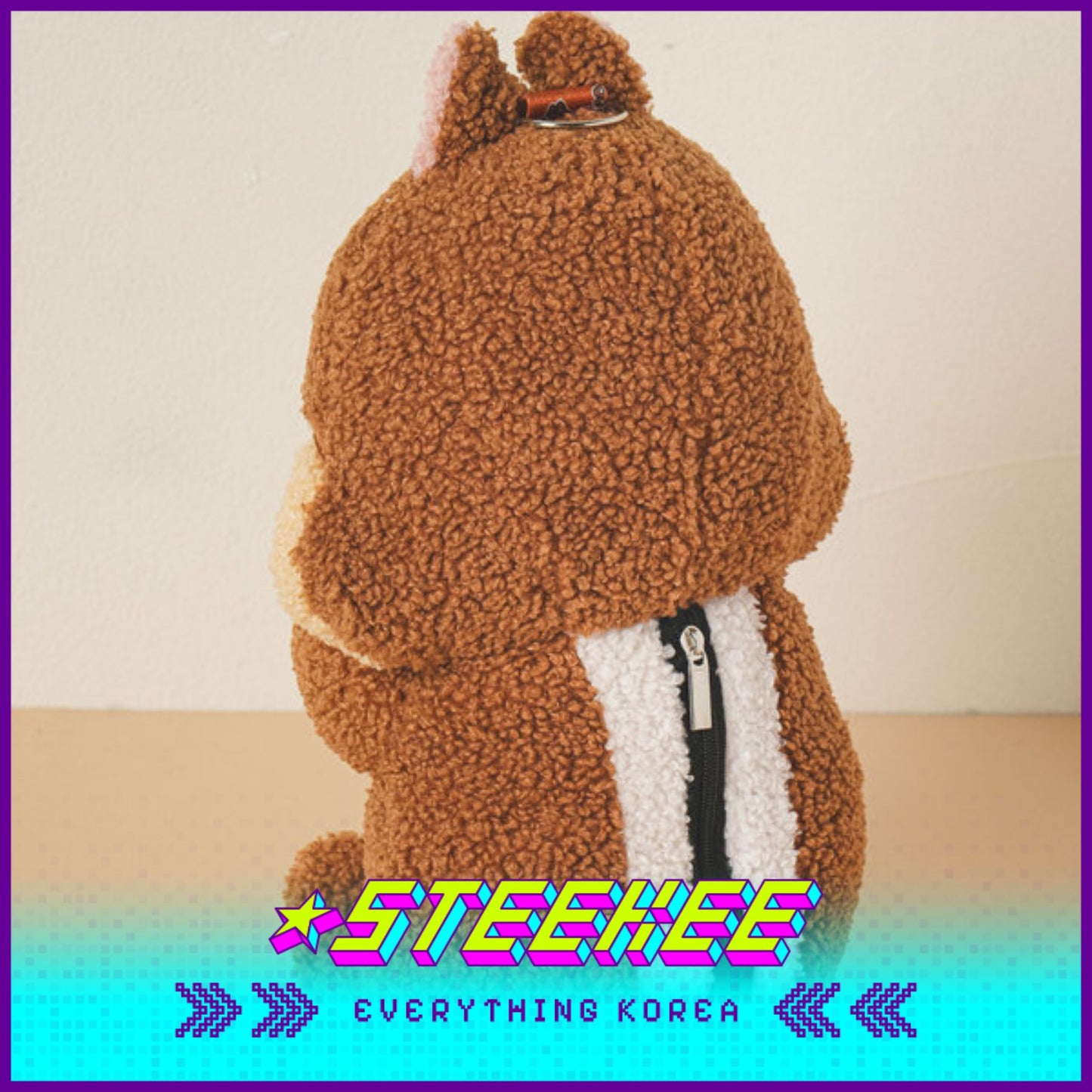 Daiso Disney Chip n Dale Crossbody Bag Kids Plush Toys by Steekee Korea 2990