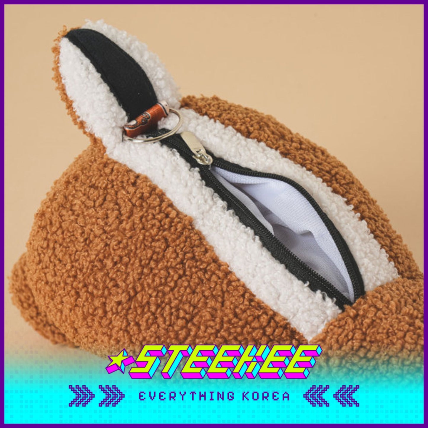 Daiso Disney Chip n Dale Crossbody Bag Kids Plush Toys by Steekee Korea 2990