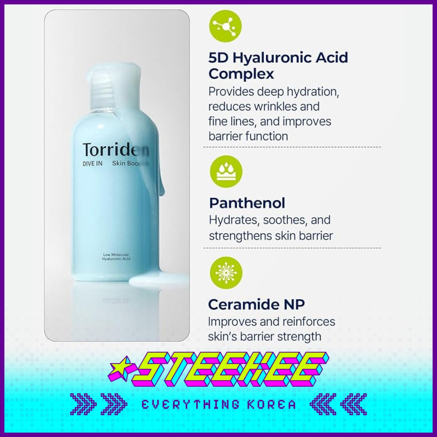 Torriden桃瑞丹深层滋养焕肤霜200ml闪奇韩国2432