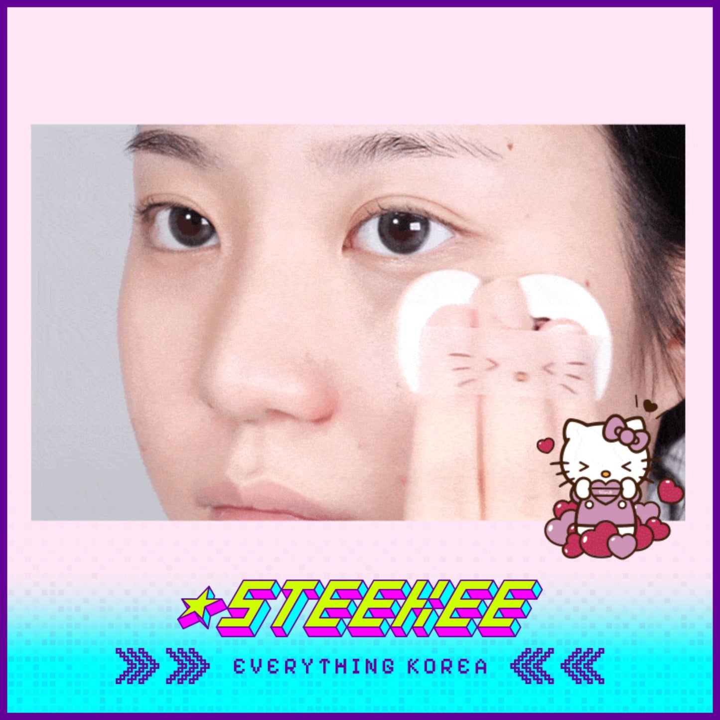 Hello Kitty X Fillimilli Heart Cushion Puff Set of 5 by Steekee Korea 2421