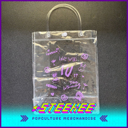 IU Merchandise Fan-Made Transparent PVC Bag
