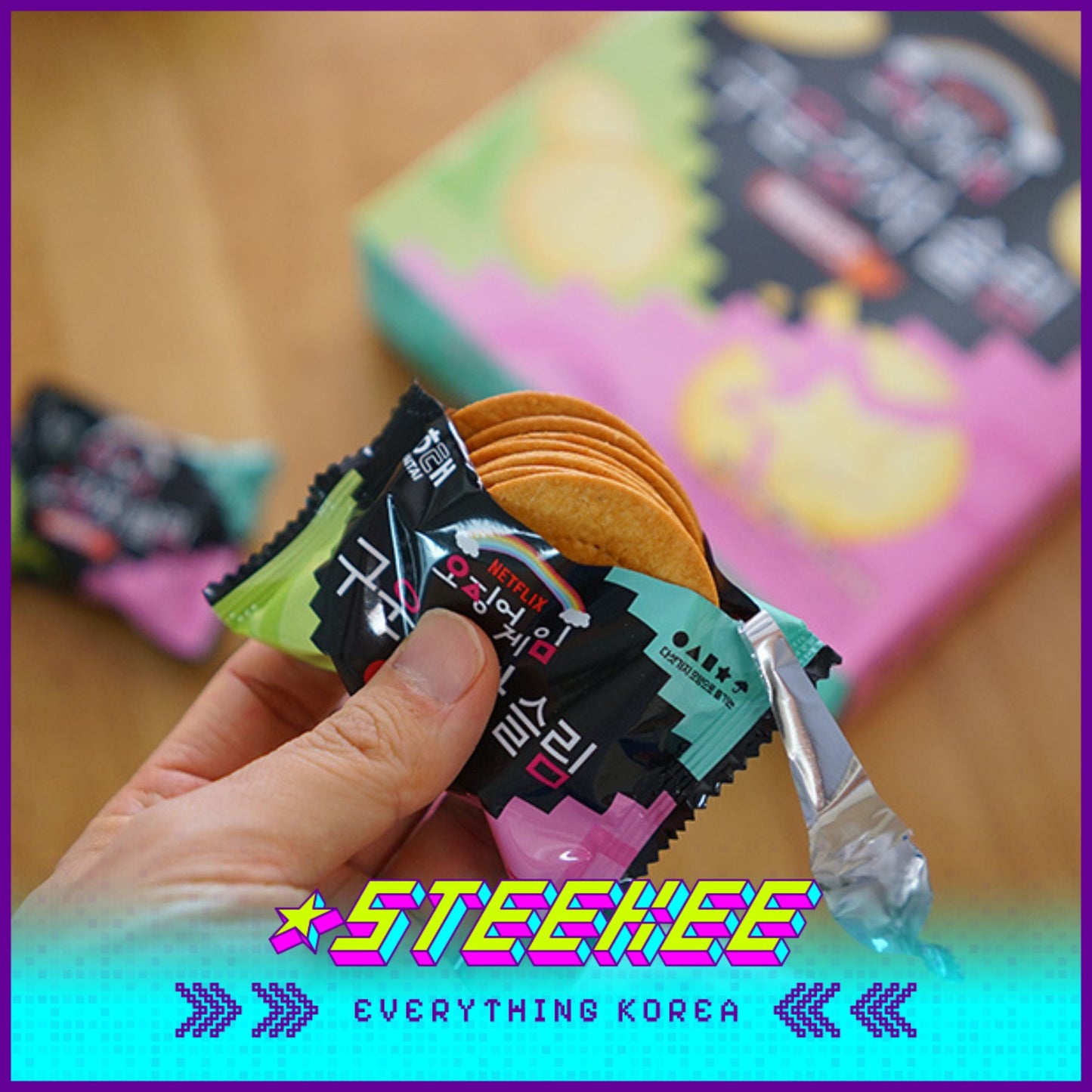 Haitai Netflix Squid Game X Spicy Baked Potato Slim Snack 240g by Steekee Korea 1949